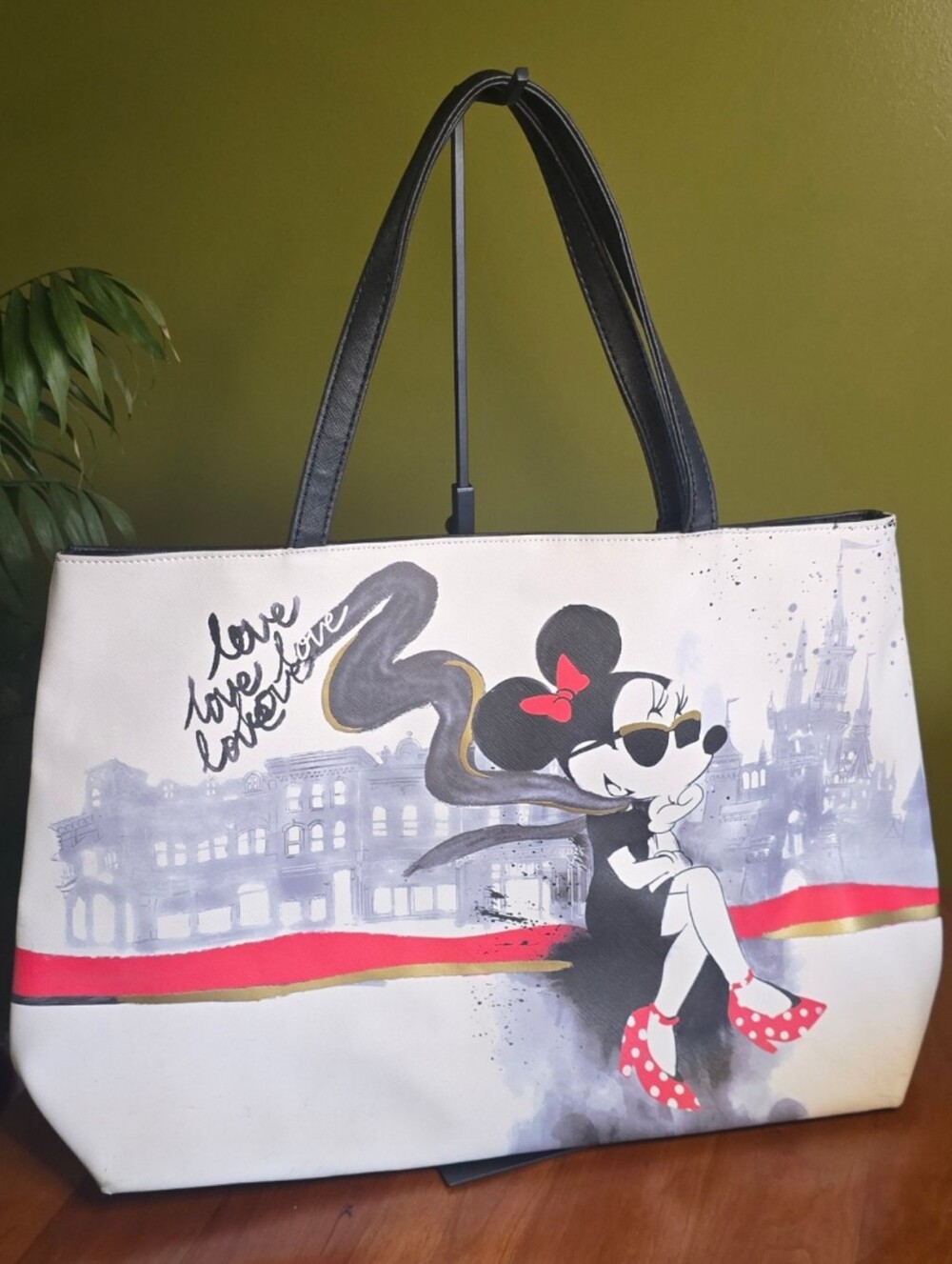 Disney Parks Minnie Mouse Tote Large